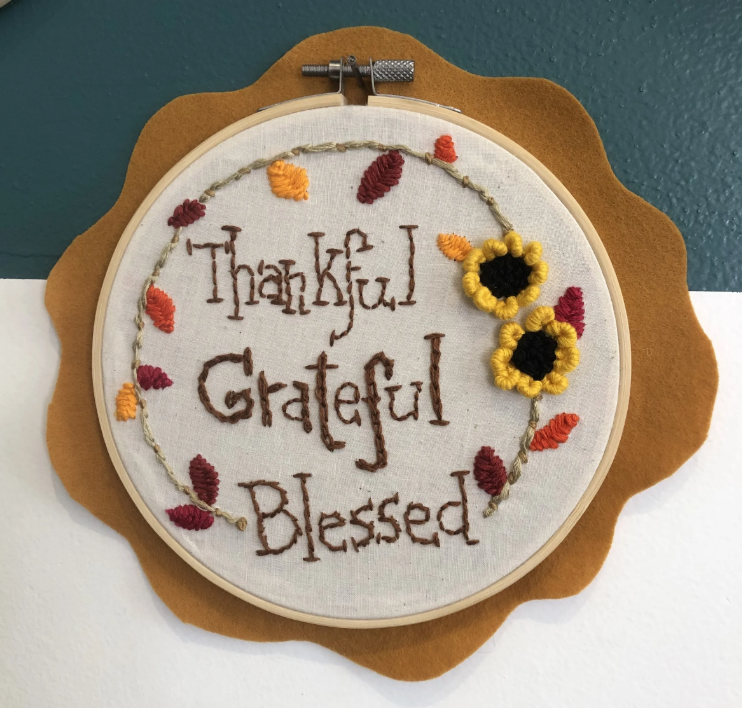 Grateful Embroidery!