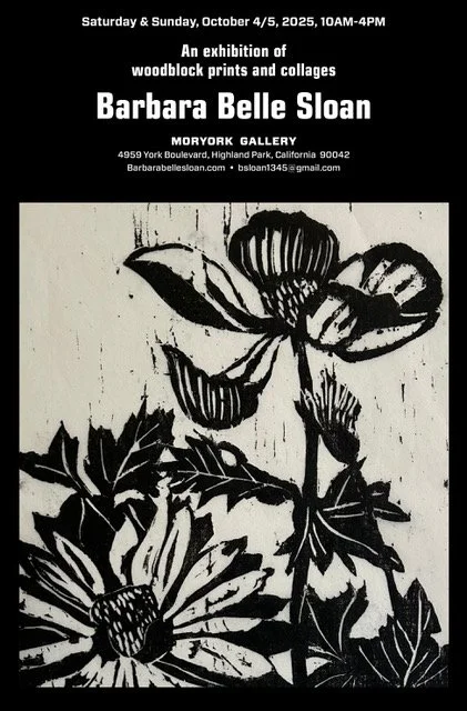 Barbara Belle Sloan: Woodblock Prints and Collages