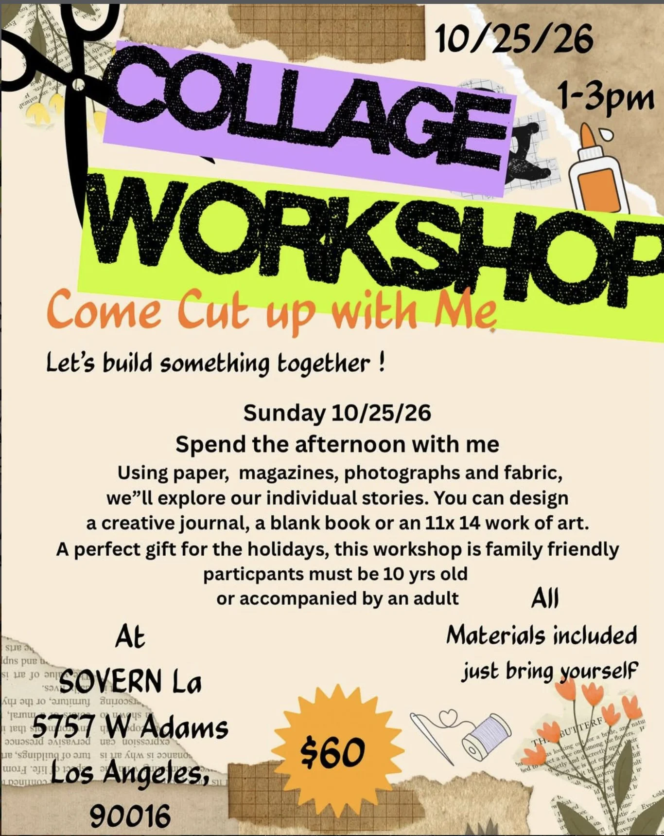 Collage Workshop with Rosalyn Myles