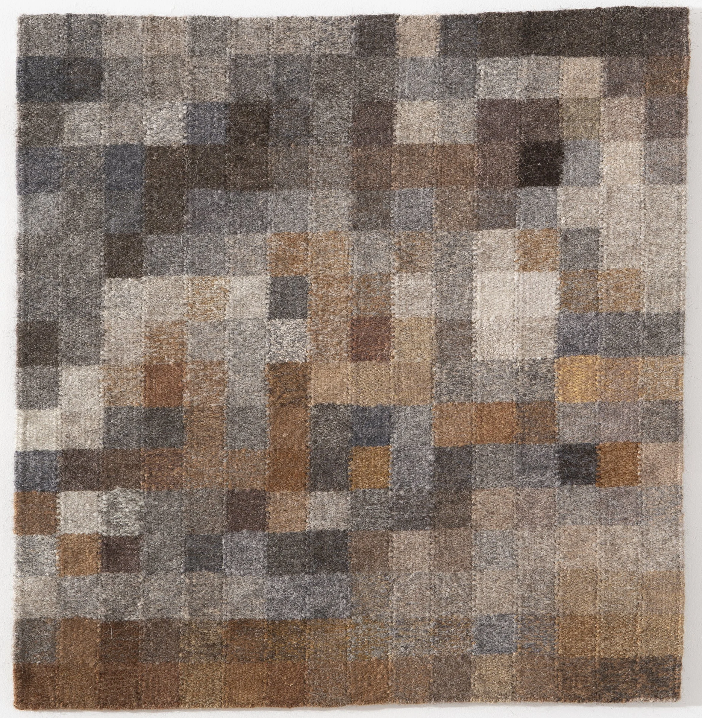 Michael Rohde, Fissures, tapestry, 24x24"