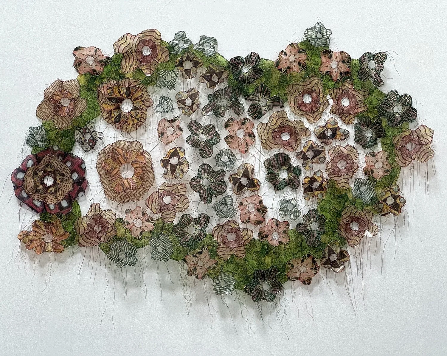 Gwen Samuels, After the Rains, mixed media, 33x50x1"