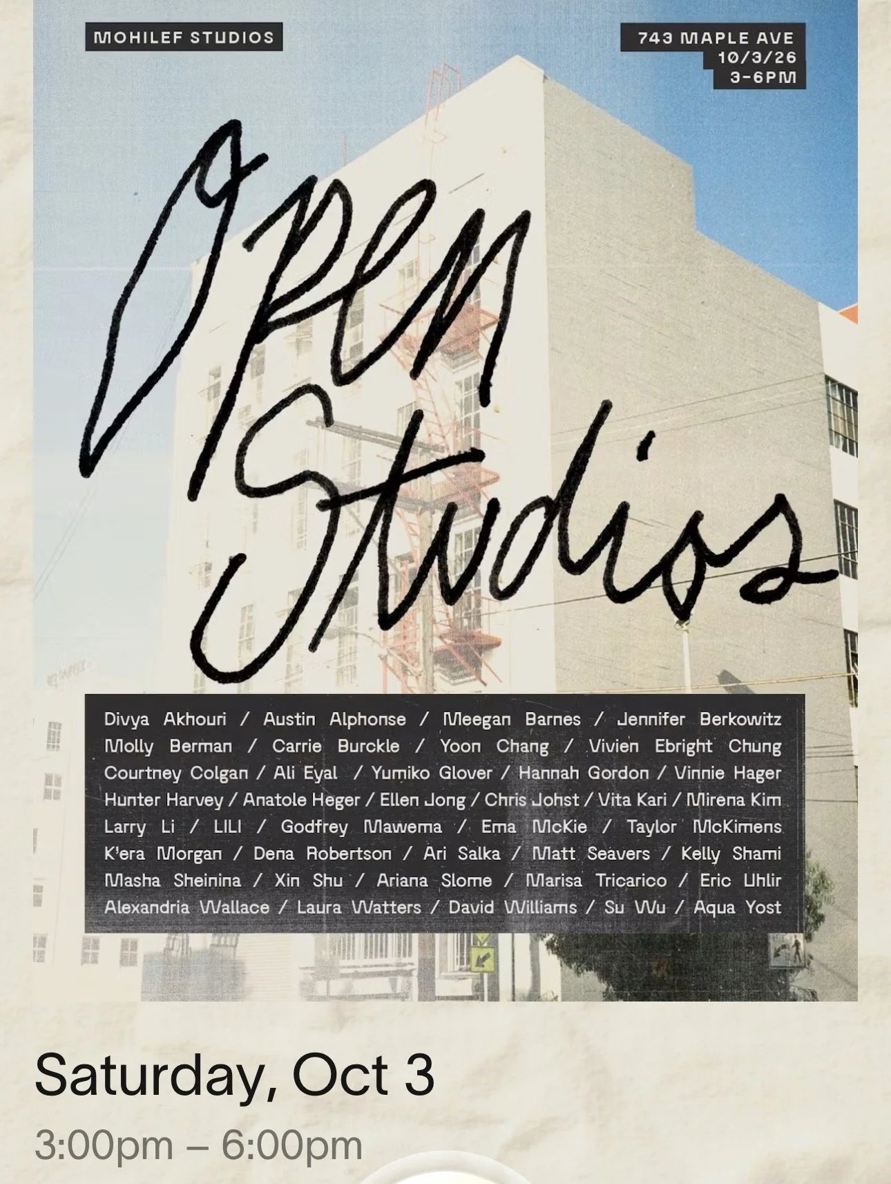 Mohilef Open Studios