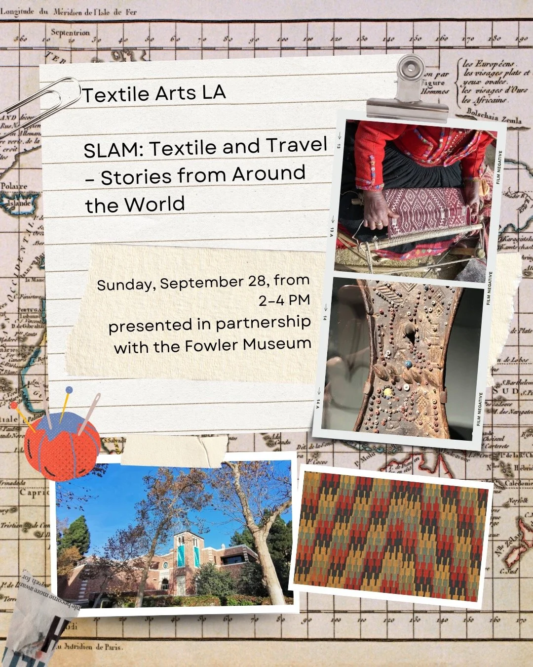 Textile SLAM: Textiles and Travel