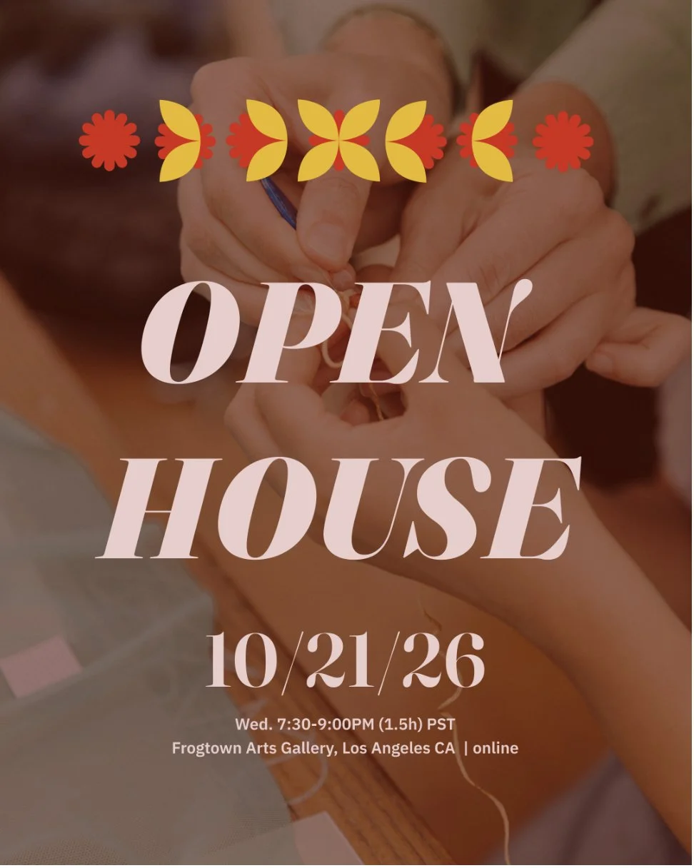 OPEN HOUSE ✥ Embroidery Social