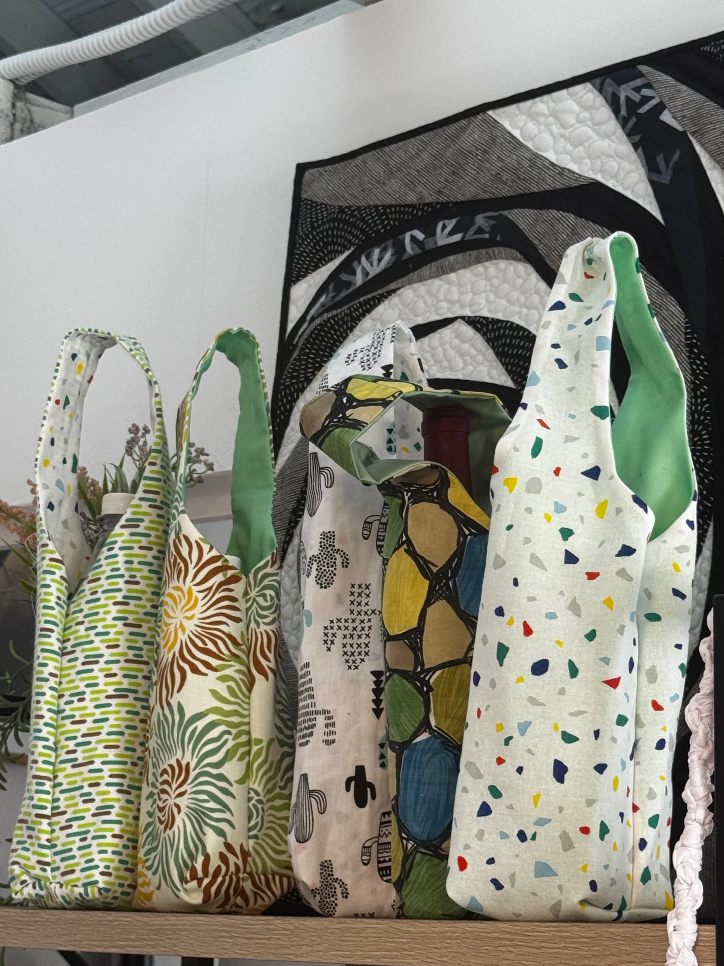 Wine Bottle Gift Bag Sip and Sew!