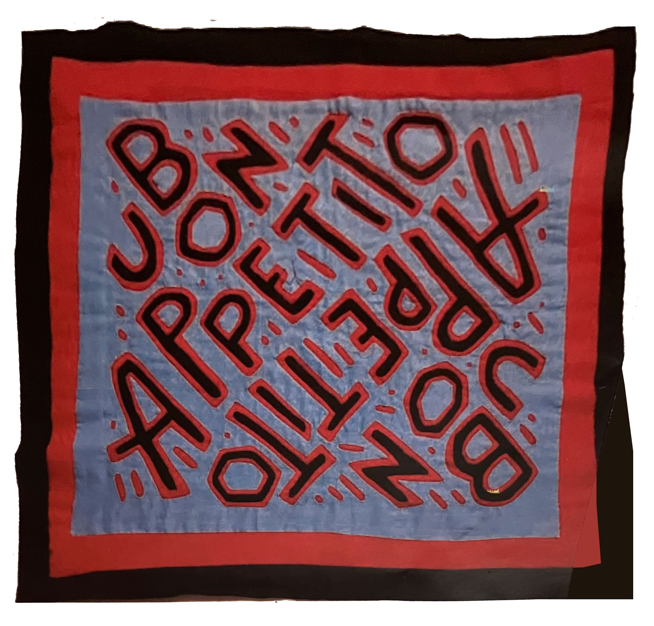 Isabella Tonchi, Buon Appetito
Embroidery, Mola Style
