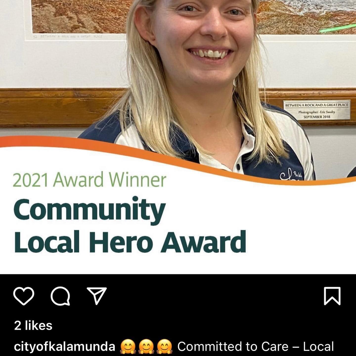 We&rsquo;re lucky to have Emily on our team. Thank you for all of your continuing hard work 
#workingtowardsasustainablecommunity
#disabilityawareness 
@cityofkalamunda