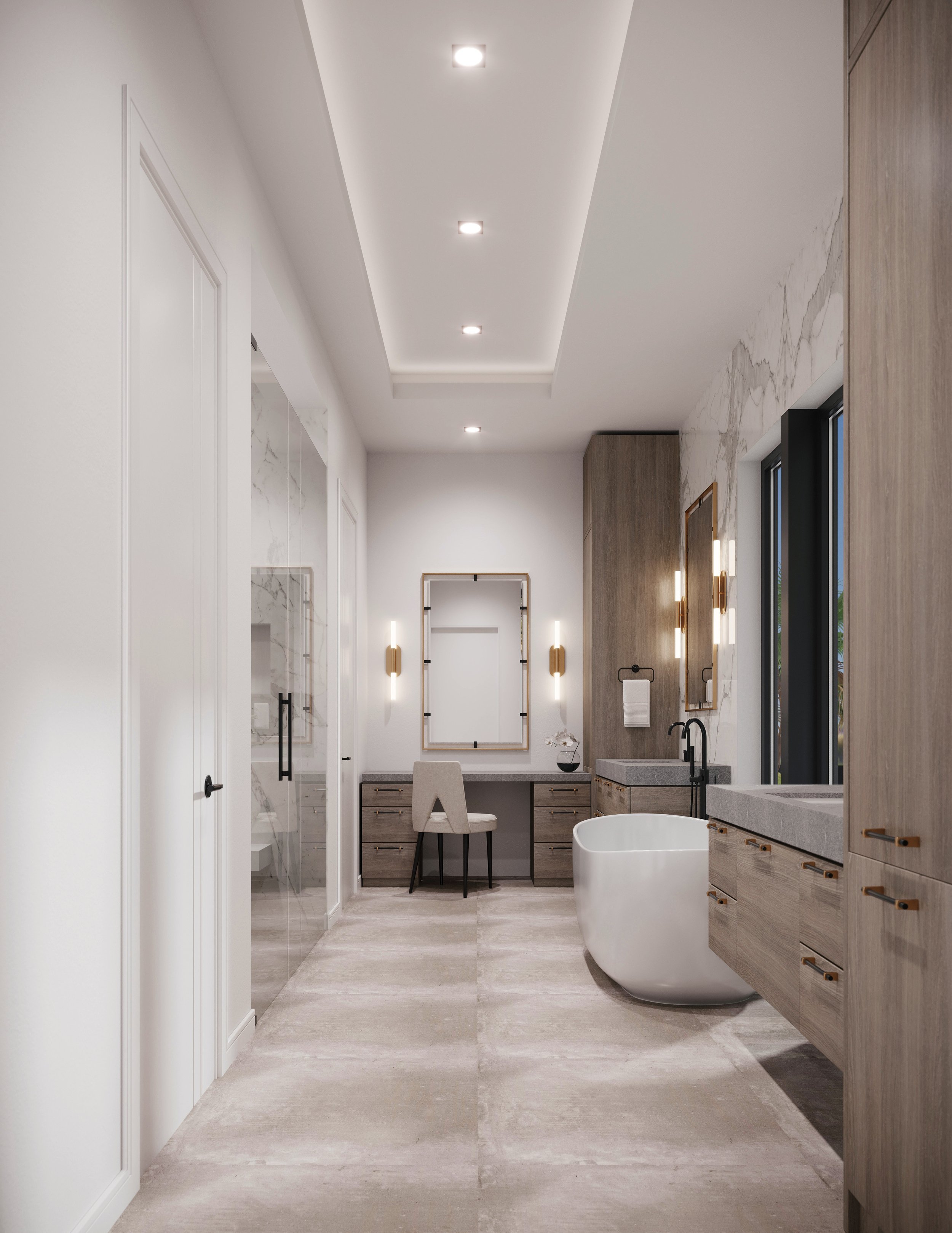Onyx House Master Bathroom