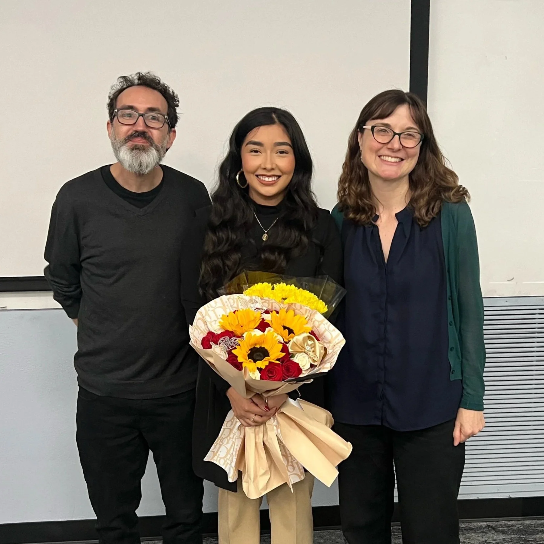 Anabel with Professors