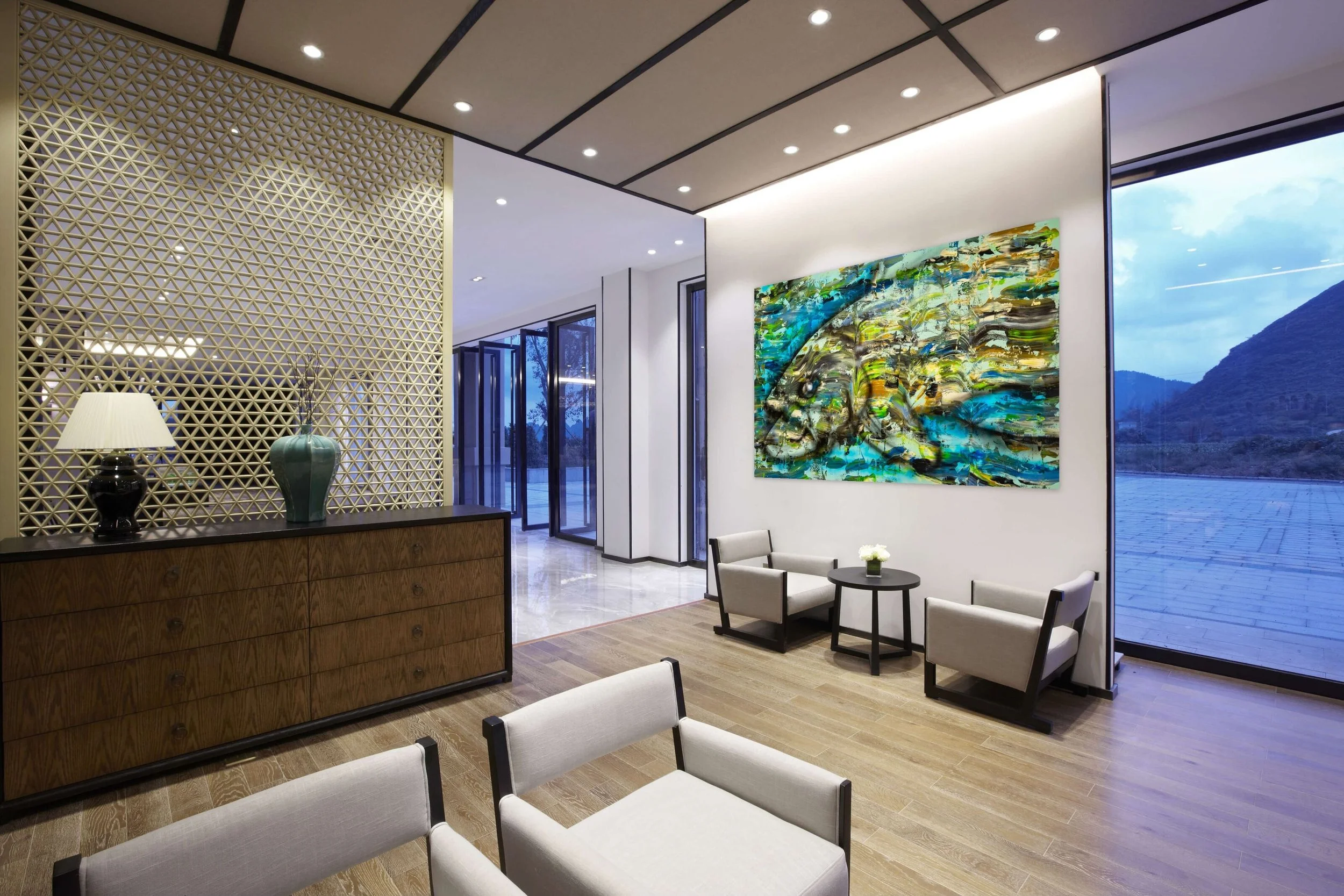 Michael Irwin, "Bygone 1", 2020
47” x 78” | Acrylic on wood panel
$7,500