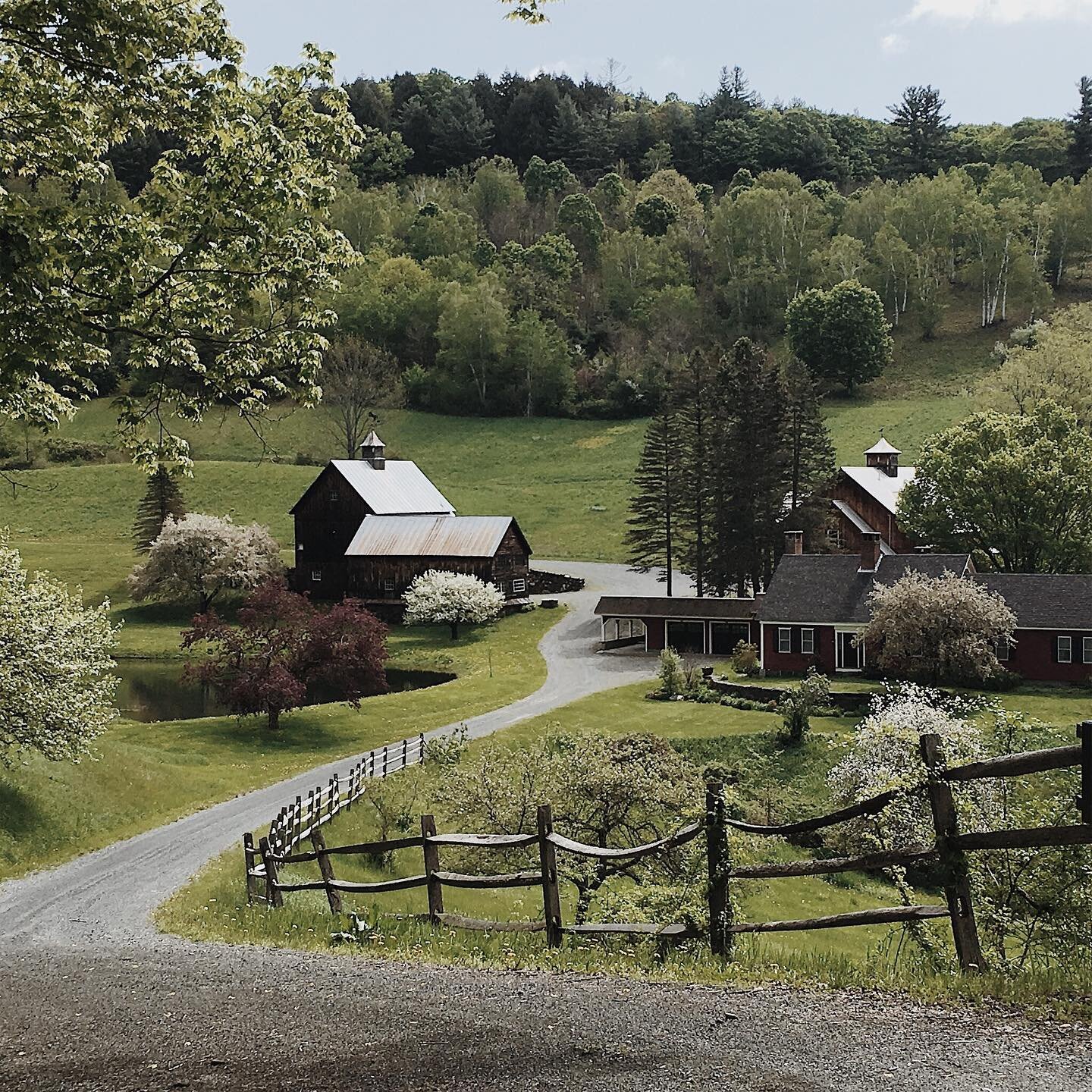 Spring at Sleepy Hollow Farm. 🌟 .
.
.
.
.
.
(Take note, @countrylivingmag and @kjp 😉)
#Vermont #VT #woodstockvt #livesimply #mytinyatlas #farm #newengland #scenesofnewengland #vermonting #scenesofvt #802 #rural_love #thenativecreative #finditliveit