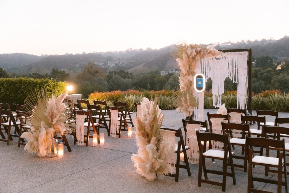 Digital photo booth at Miami wedding