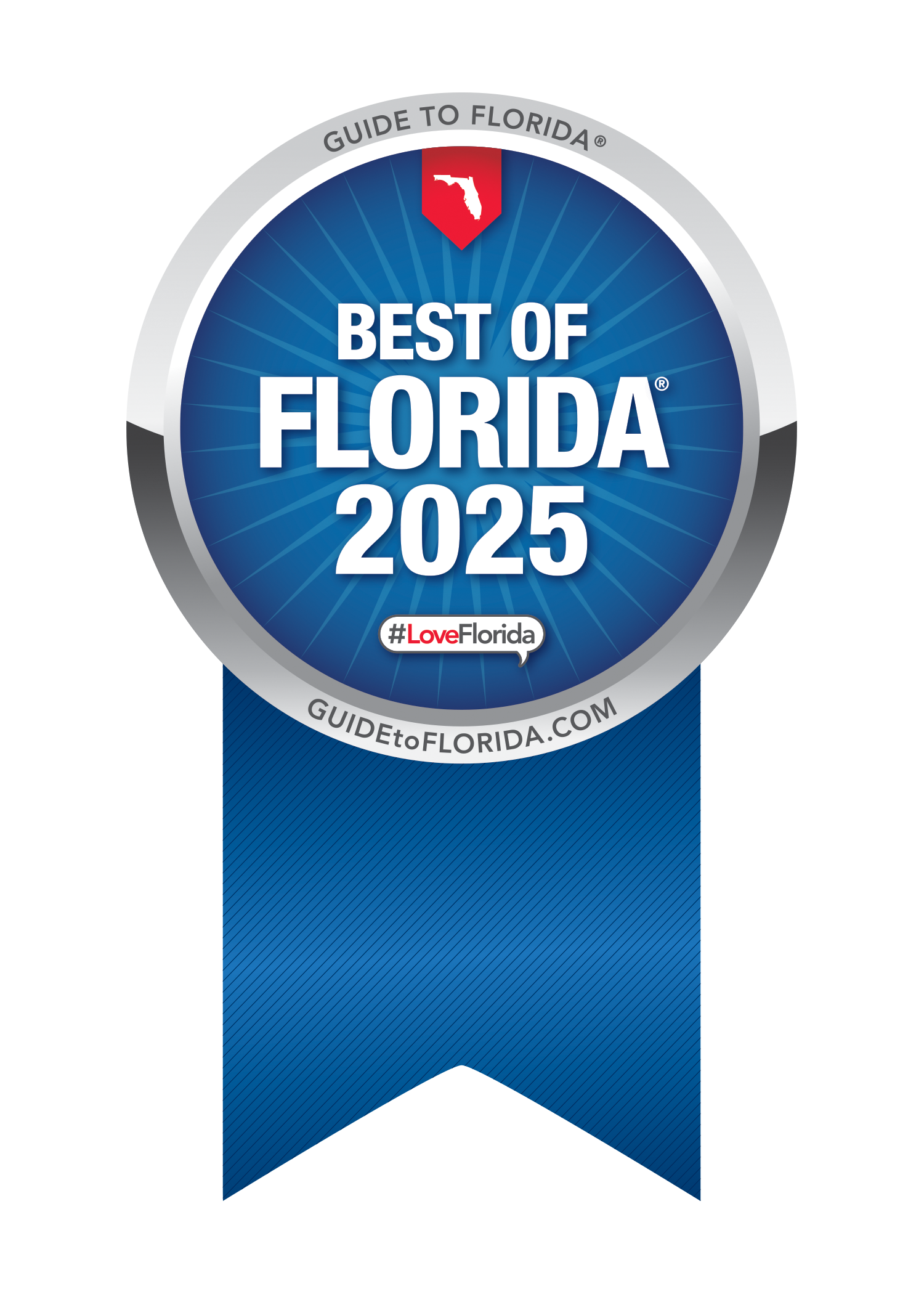 Guide to Florida Best of Florida 2025 award badge for Delicate Flowers by Andreea