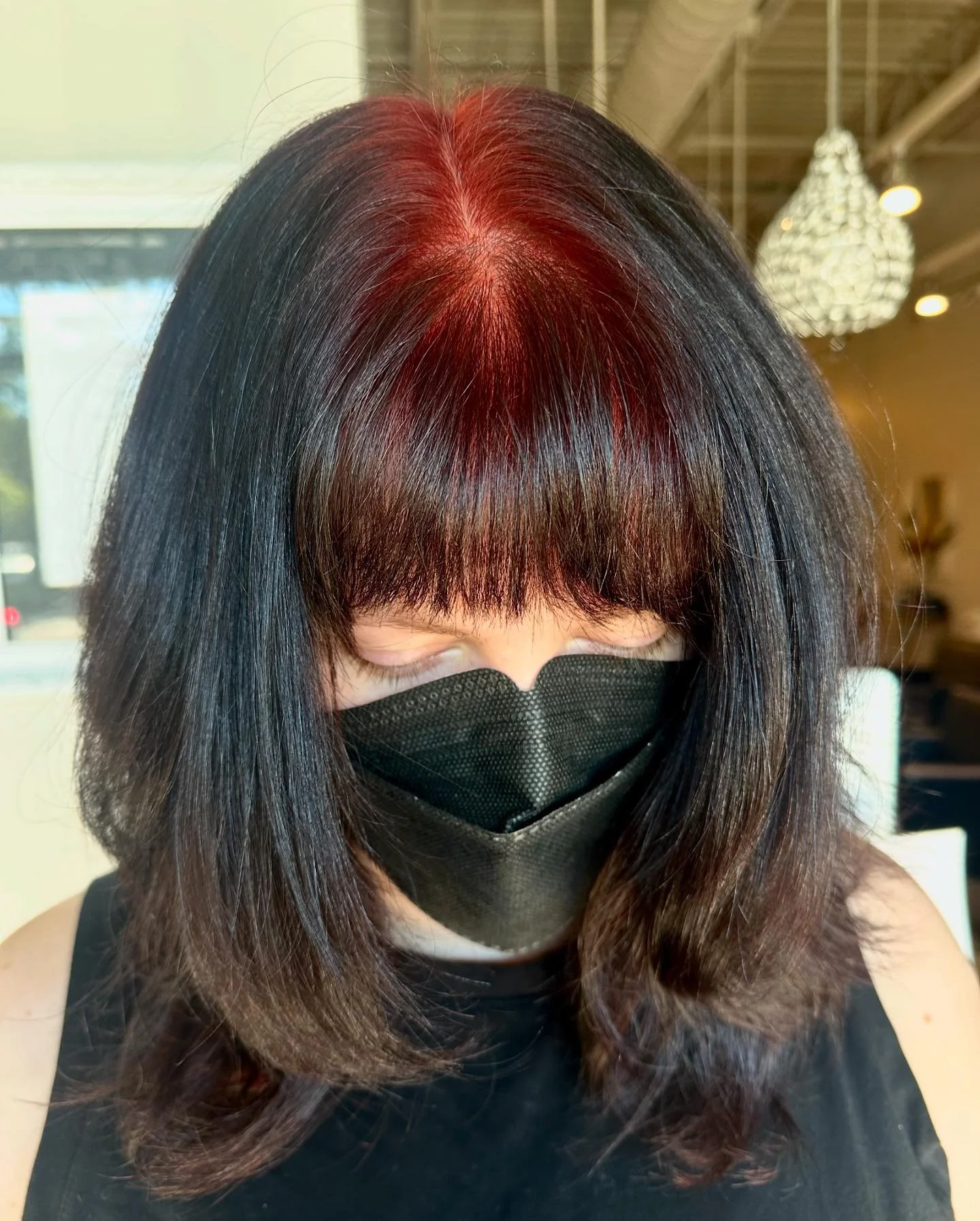 Fun Red Root for Olivia today ❤️🖤