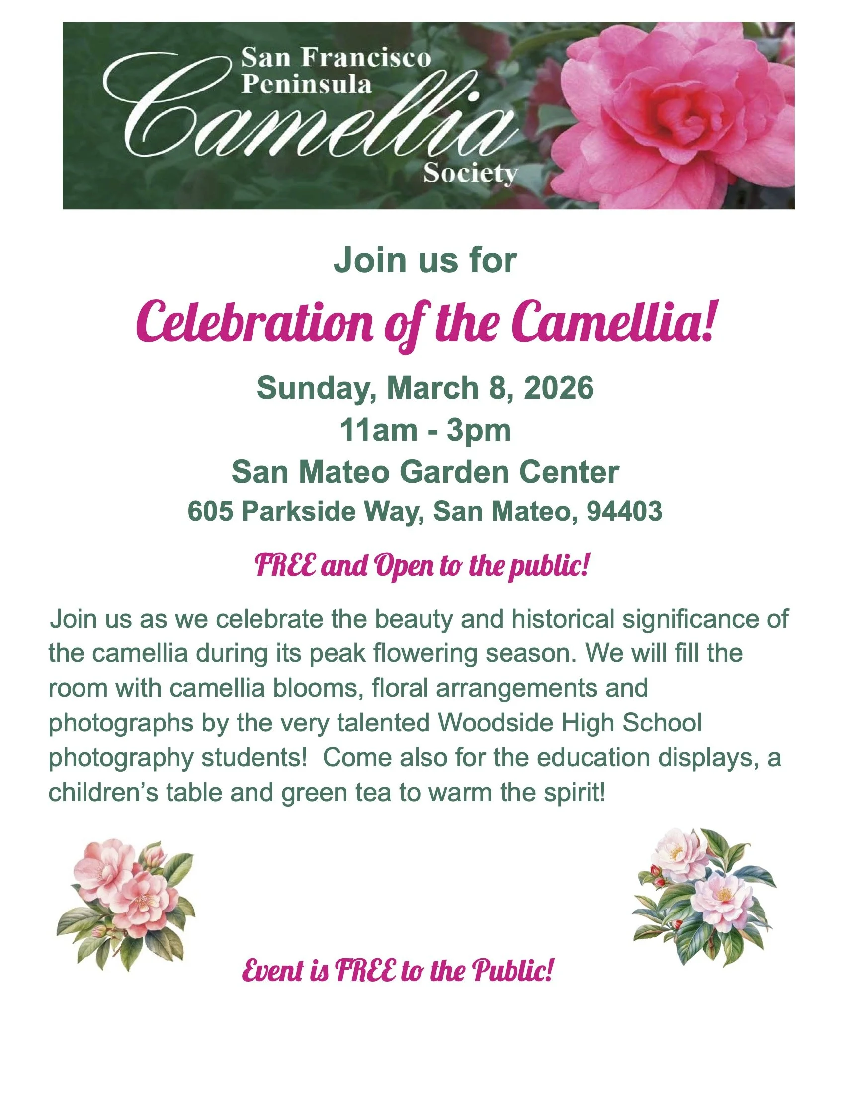 Celebration of the Camellia!