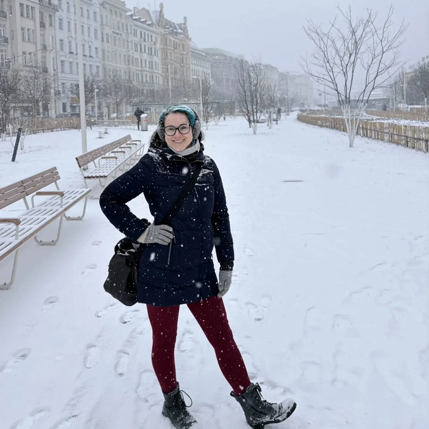 This has been the best winter in a long time. It's really cold and Vienna had a lot of snow that stuck around. The parks and roofs are still white over a week later. It makes me so happy. Winter, cold, snow are my happy place 🥰❄️ I wish I had access