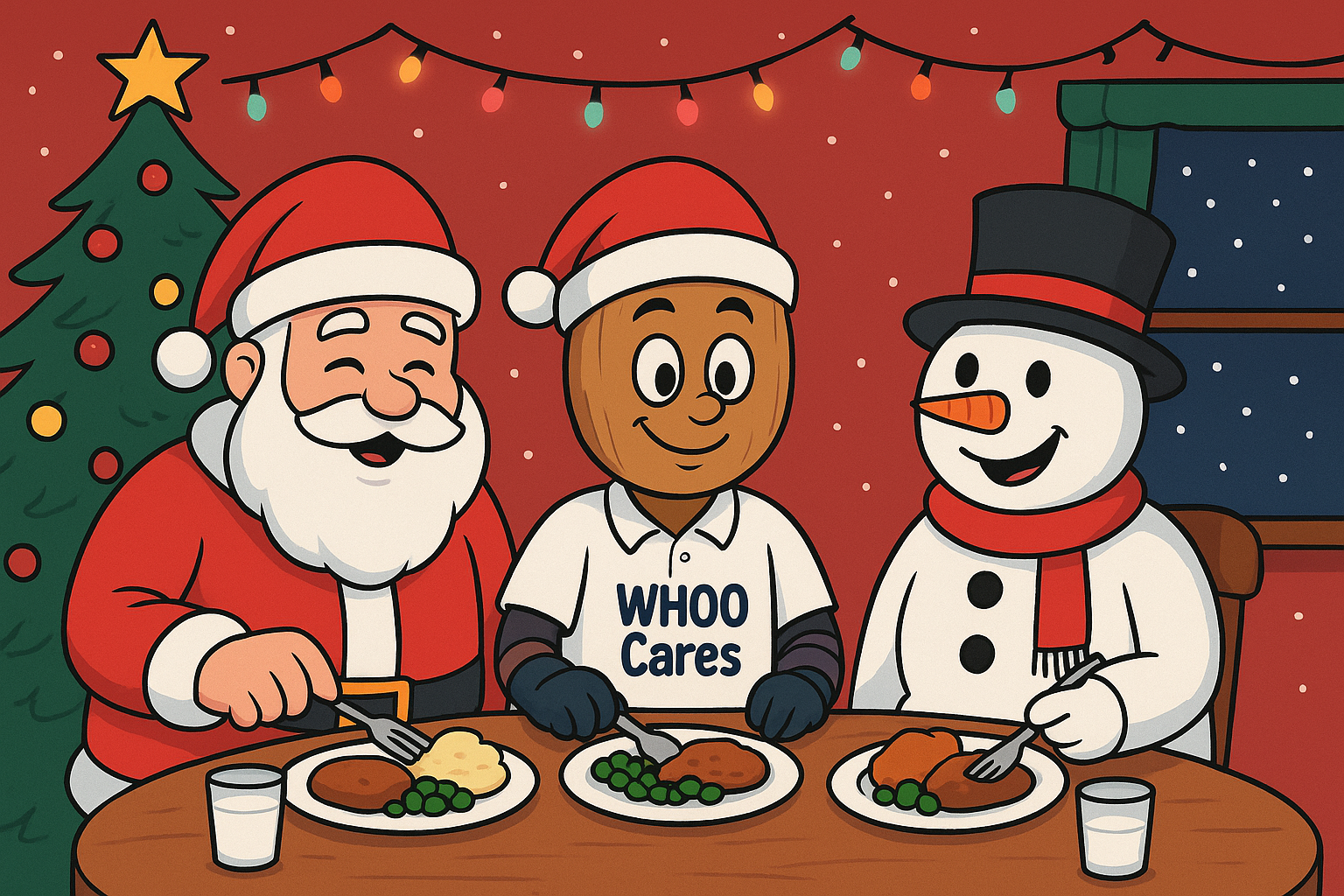 Join Us for Christmas Day Dinner with wHoo Cares