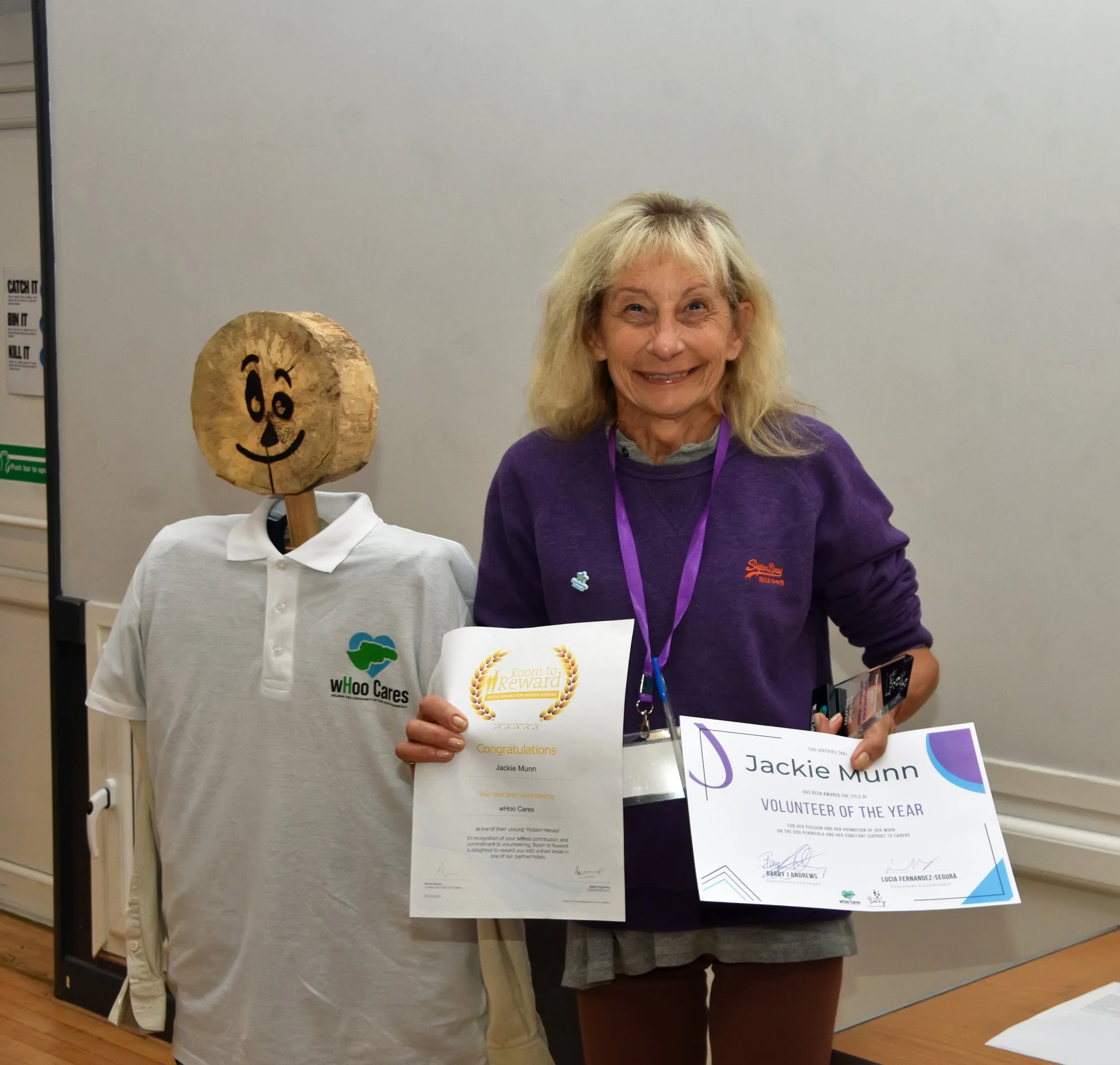 Harry Awards 2023 for Volunteer of the Year, Jackie