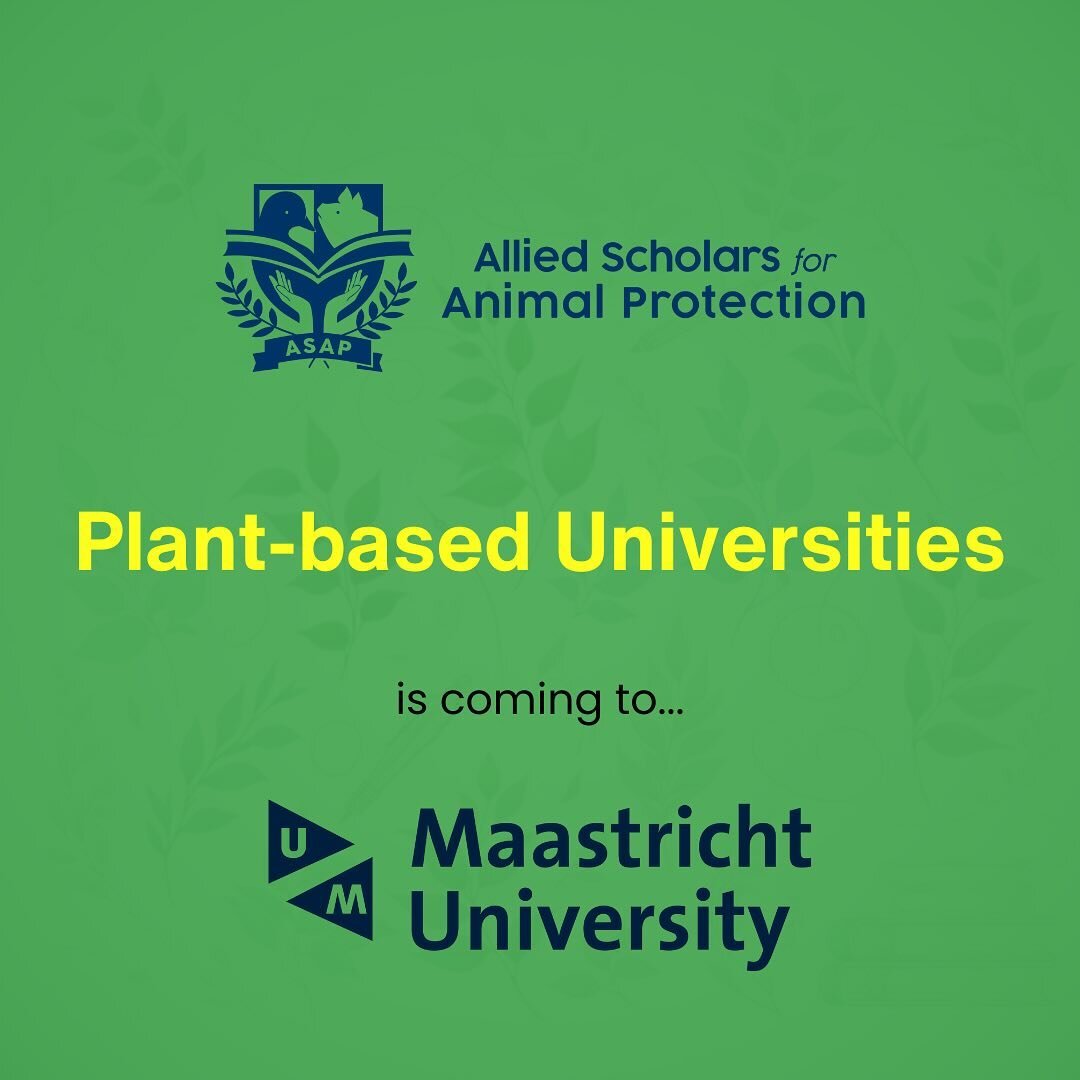 🌱 Maastricht University goes green!
Support a sustainable future with Plant-Based Universities. A shift to plant-based can cut food-related emissions by 49%. Join the movement and sign the petition: [Link in Bio] 📝💚

#SustainableUM #plantbaseduniv
