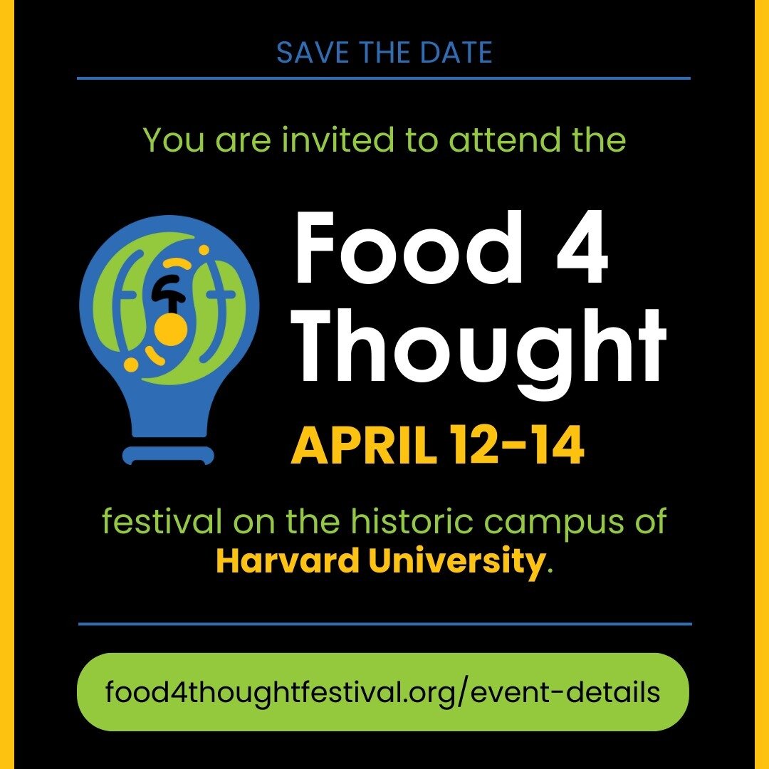 Please join us for the Food 4 Thought festival in a few weeks!

All ASAP students are encouraged to join &ndash; you can get free tickets on the website.

Follow @food4thoughtfestival for updates