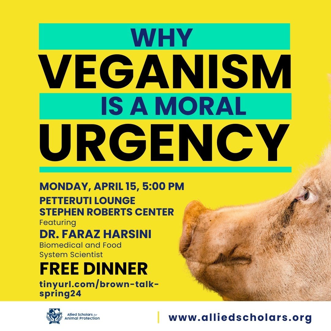 Why is veganism a moral urgency? What can YOU do to help animals?

Please join us Monday evening to find out from @dr_faraz_harsini!

#vegan #animal #animalrights
6d