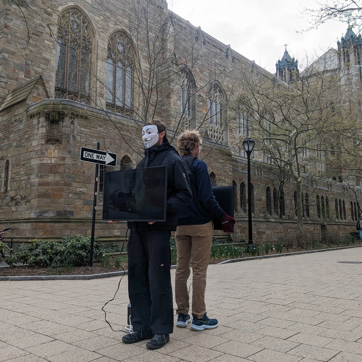 Cube of Truth on campus.
Have you watched Dominion?
www.dominionmovement.com/watch
@anonymousforthevoiceless 
#animal #vegan #freedom