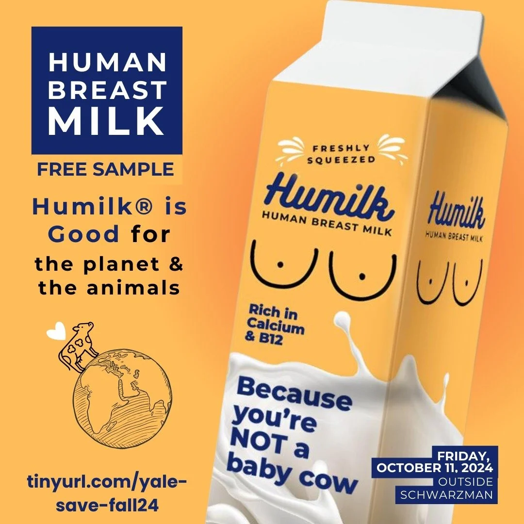 Next week, we're introducing human breast milk on campus.
Why breastfeed from a different species, when you can have milk from your own!
Outside Schwarzman on Friday, October 11 2024.
#yum #foodie #dairyfree