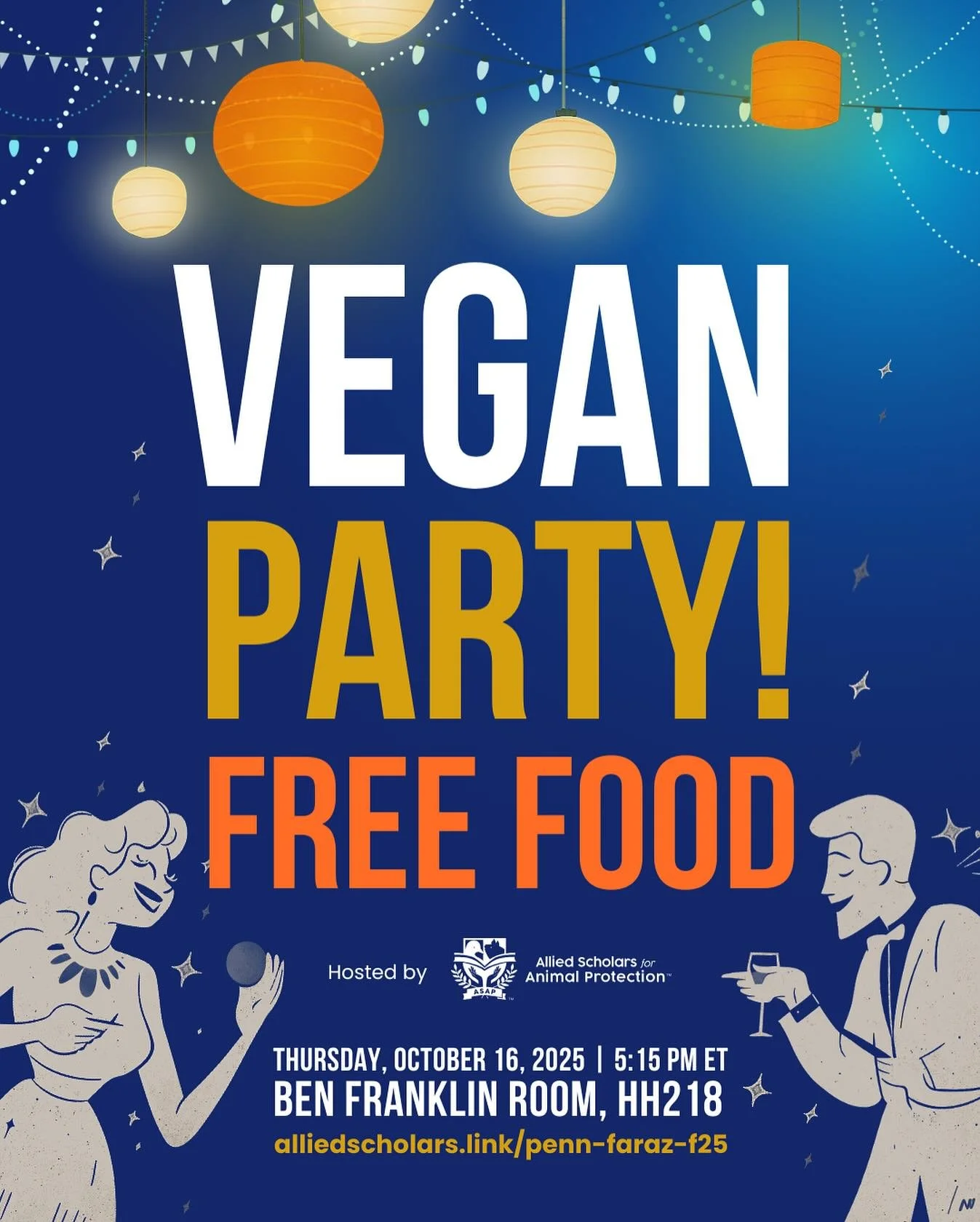 π
 Tomorrow on Thursday, October 16, at 5:15 pm ET join us in the Benjamin Franklin Room HH218 for a FREE delicious dinner!
π«You won’t want to miss this wonderful social networking evening featuring our special guest speaker!
π Check the li