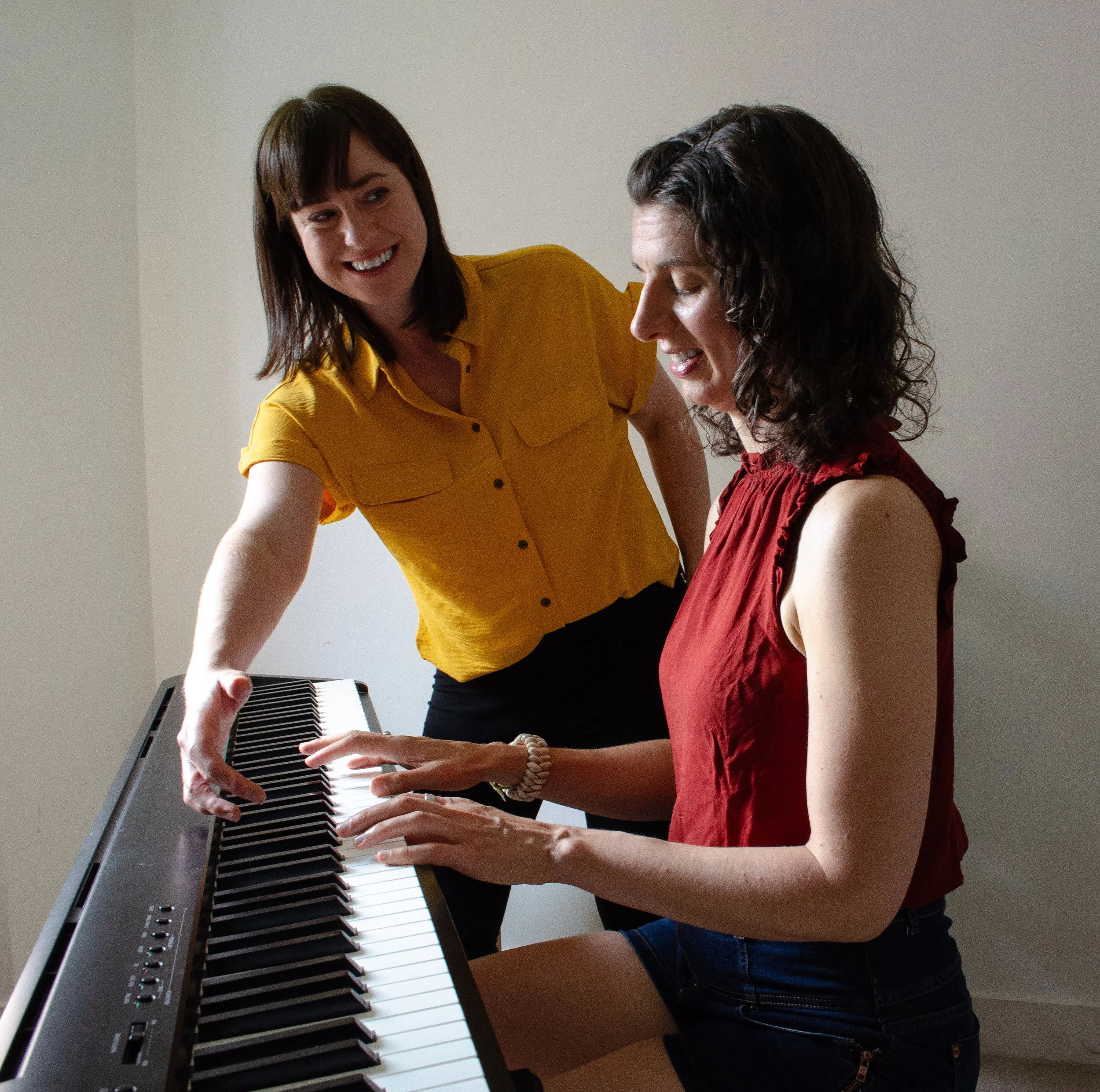 Claire Housego teaching Danielle
