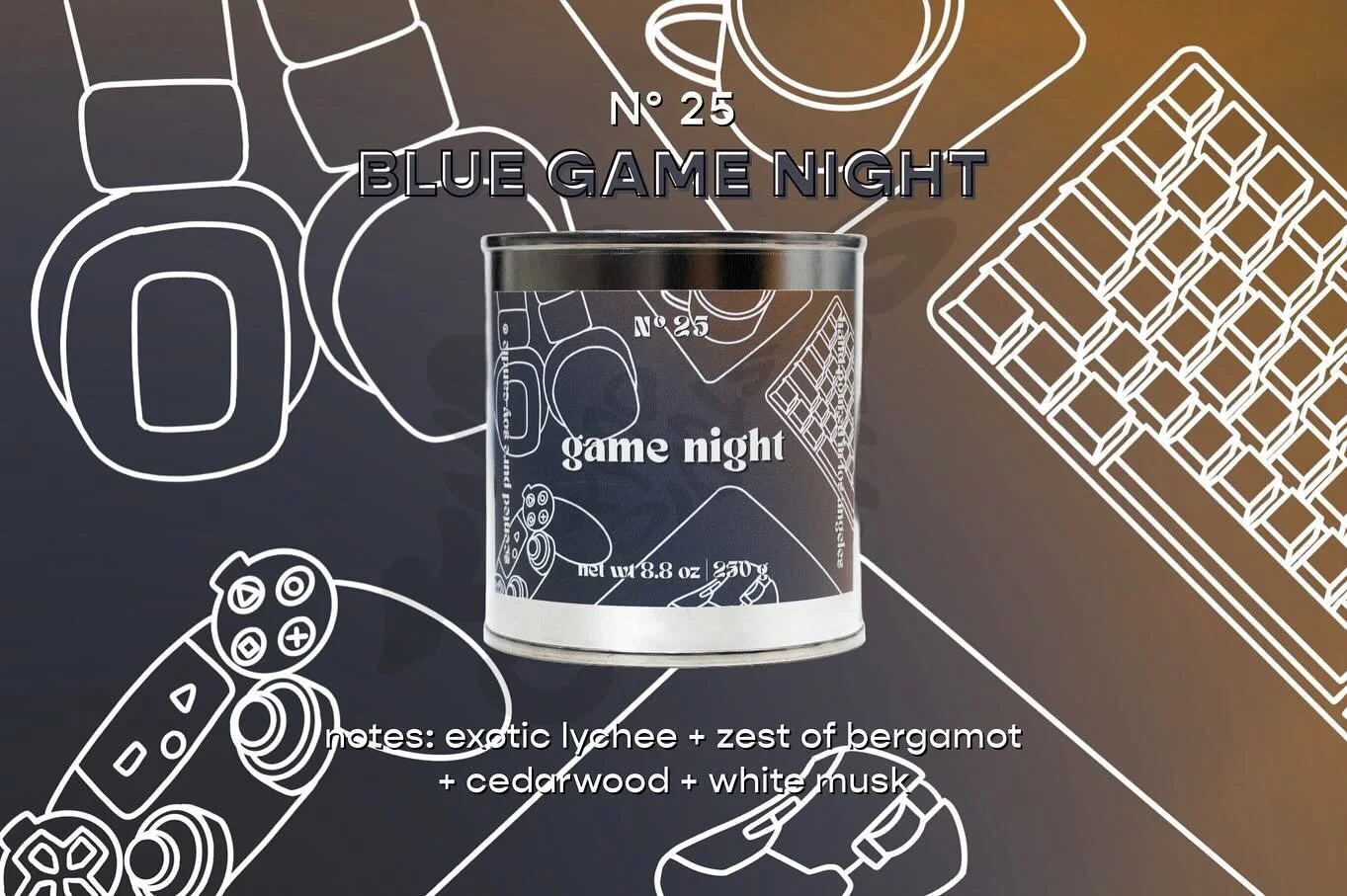 𝗡&deg; 𝟮𝟱 𝗕𝗟𝗨𝗘 𝗚𝗔𝗠𝗘 𝗡𝗜𝗚𝗛𝗧
Our 𝐆𝐚𝐦𝐞 𝐍𝐢𝐠𝐡𝐭, crafted exclusively for 𝐑𝐢𝐨𝐭 𝐆𝐚𝐦𝐞𝐬𝘀, embodies an invigorating essence reminiscent of exciting gatherings and endless adventures. Infused with the vibrant 𝐳𝐞𝐬𝐭 𝐨𝐟 𝐛𝐞?