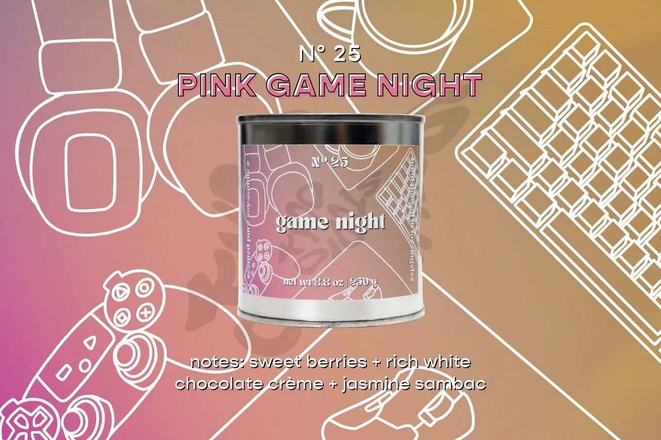 𝗡&deg; 𝟮𝟱 𝗣𝗜𝗡𝗞 𝗚𝗔𝗠𝗘 𝗡𝗜𝗚𝗛𝗧
Our 𝐆𝐚𝐦𝐞 𝐍𝐢𝐠𝐡𝐭, a bespoke creation for 𝐑𝐢𝐨𝐭 𝐆𝐚𝐦𝐞𝐬, encapsulates a captivating essence that intertwines graces and allure. Infused with the 𝐬𝐰𝐞𝐞𝐭𝐧𝐞𝐬𝐬 𝐨𝐟 𝐰𝐡𝐢𝐭𝐞 𝐬𝐭𝐫𝐚𝐰𝐛𝐞𝐫