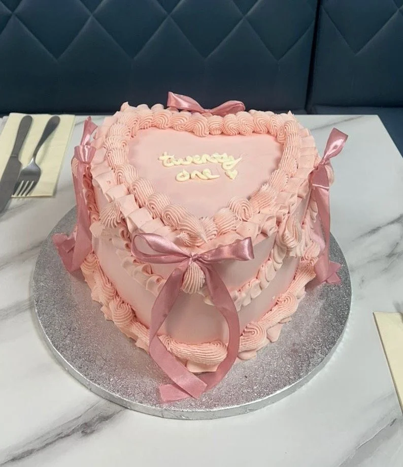 Pink Heart Bow