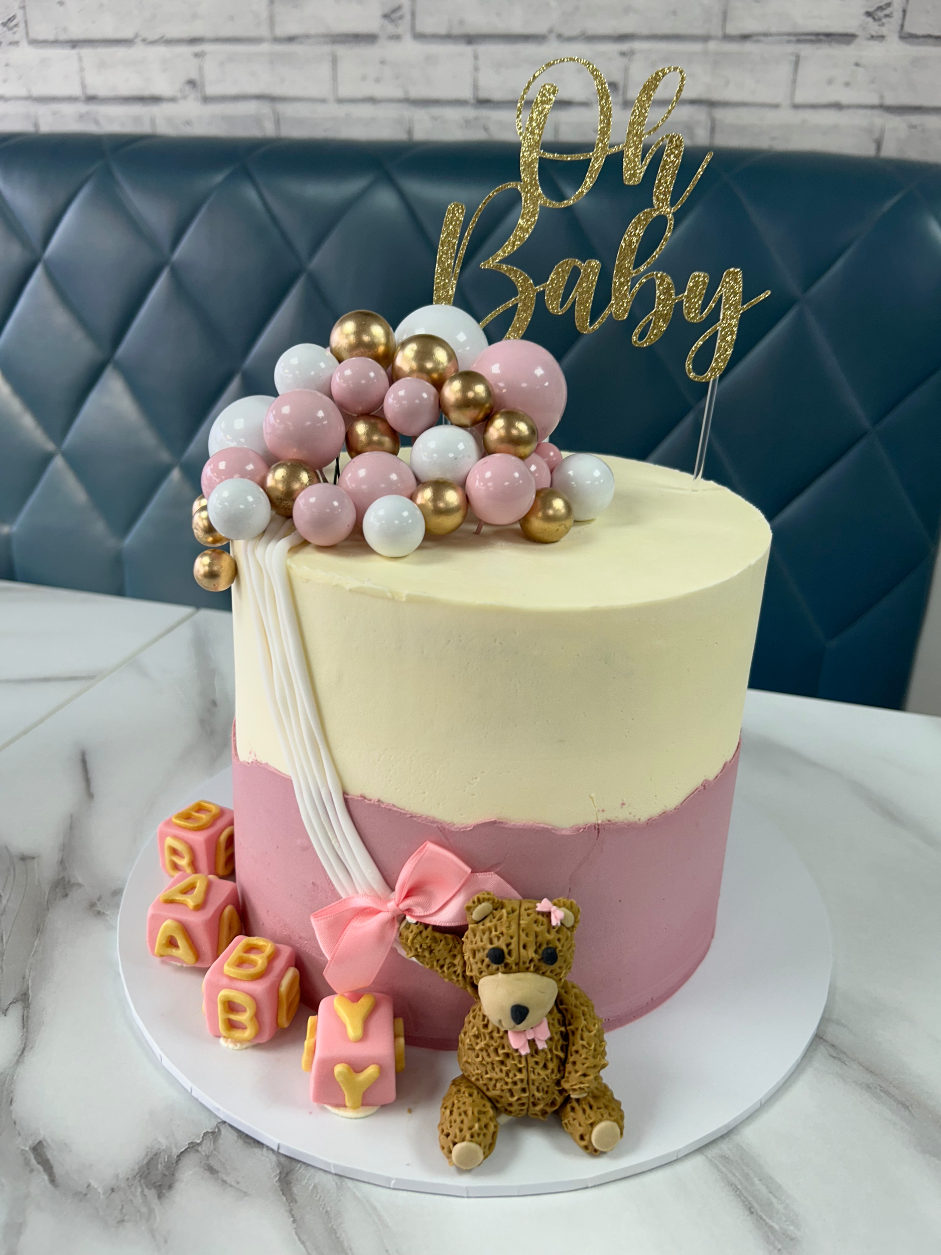 Baby Shower Balloon Cake