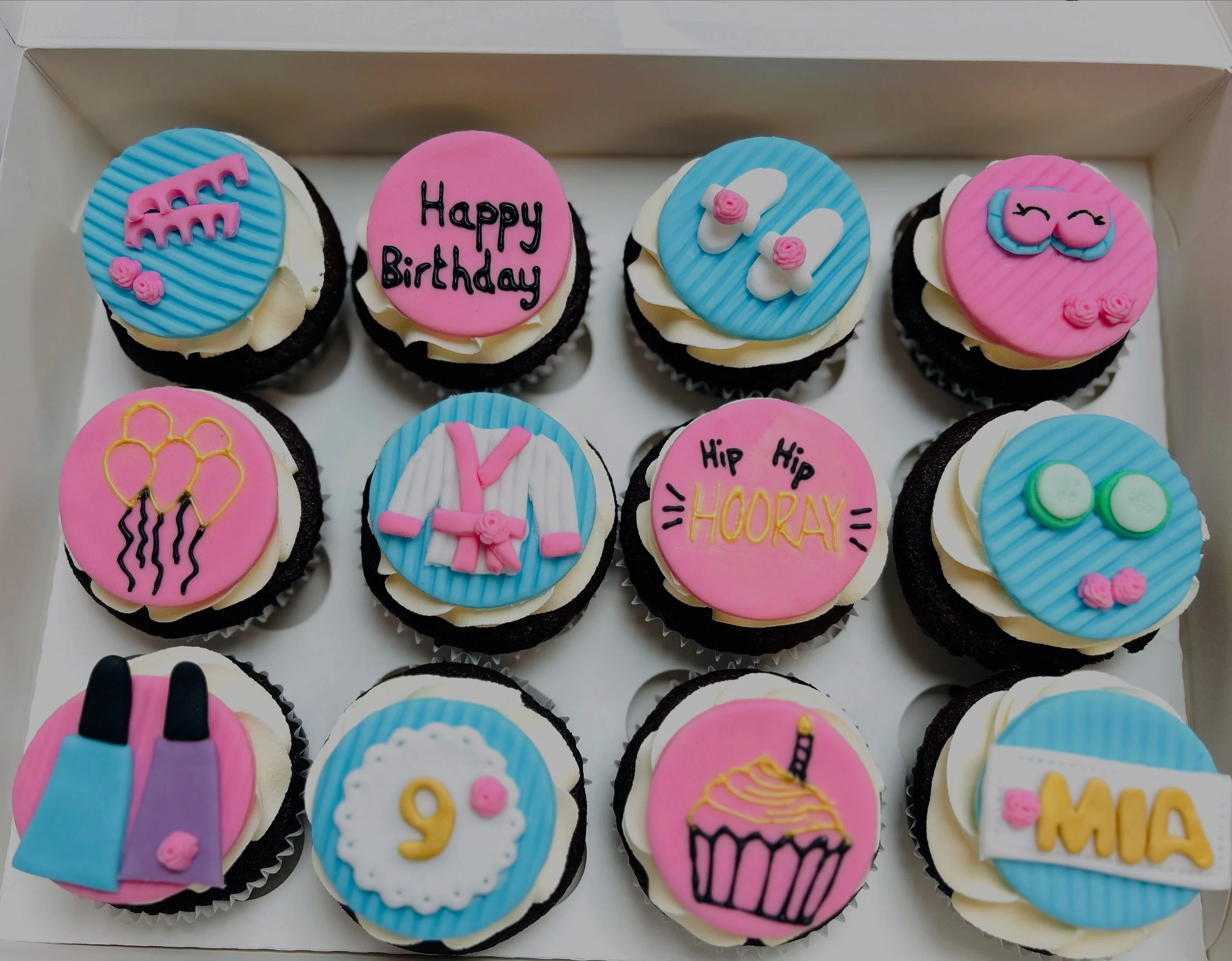 Pamper cupcakes