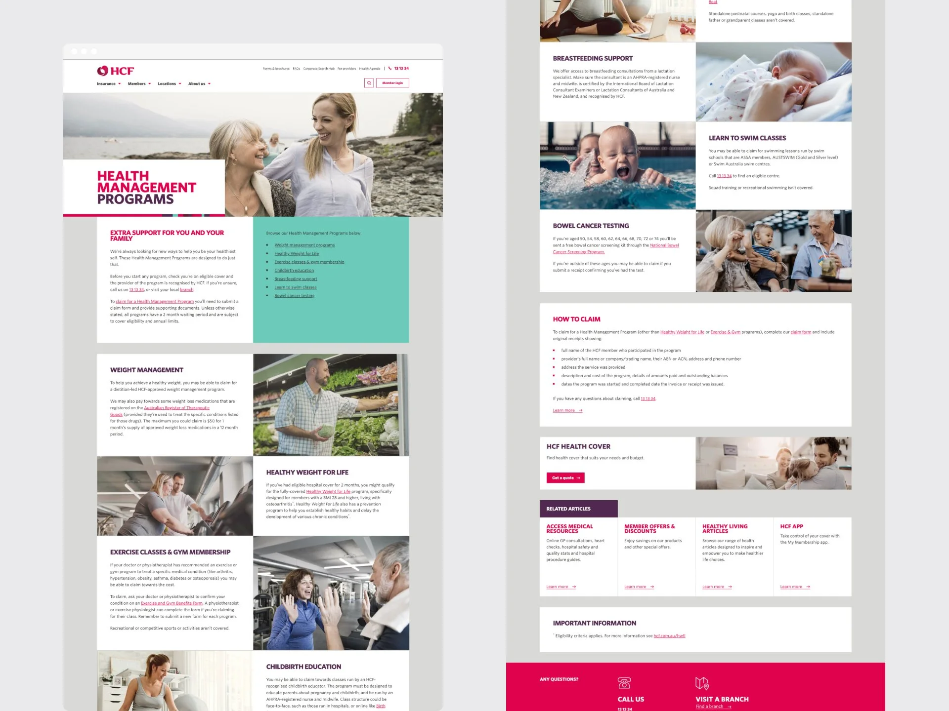 Original HCF home page