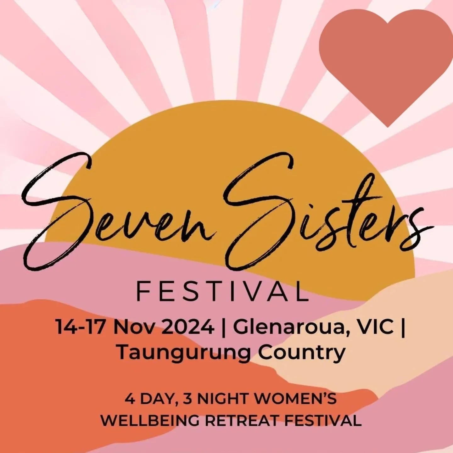We can't wait to be back @sevensistersfestival &hearts;️
Less than a week to go! 🎉

Join us to begin or deepen your healing journey, finding the answers you seek to live a fulfilling, vibrant life!

🌟 Astrology Consultations:&nbsp;

▫️Birth Chart
▫