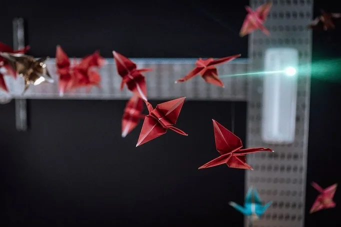 Young Cardinal Tattoo 

The paper crane and the red cardinal , symbols of good fortune and healing. 

If you&rsquo;ve just found us, welcome.
We are a 5 star rated tattoo studio nestled in the heart of Derby , a space for art , fun and connection.

W