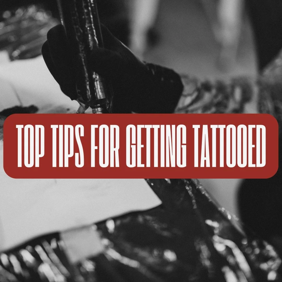 Tips for getting tattooed at Young Cardinal Derby 

#tattooexperience #tattootips #tattooappointment #uktattoo #derbytattoo