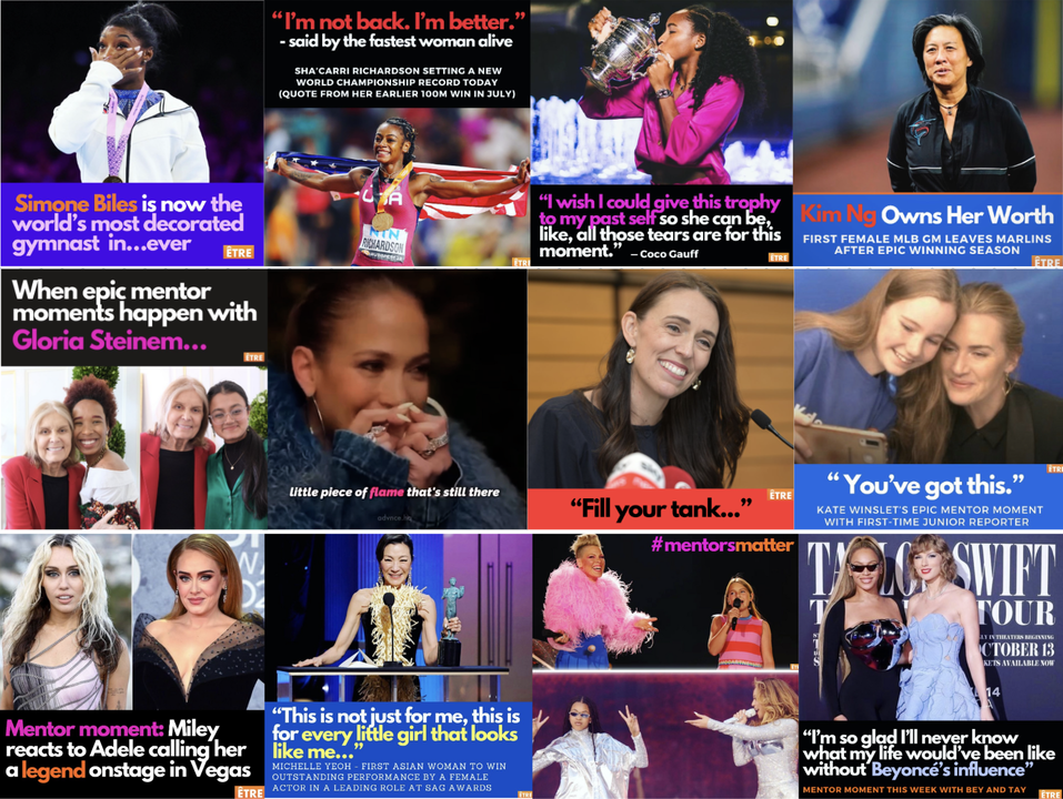 Simone, Gloria, Jacinda, Taylor &amp; Bey – 12 Days of Mentor Moments That Made Our Year
