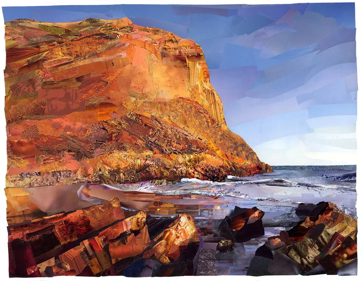 GD4 Sunset Swimming by Giles Davies