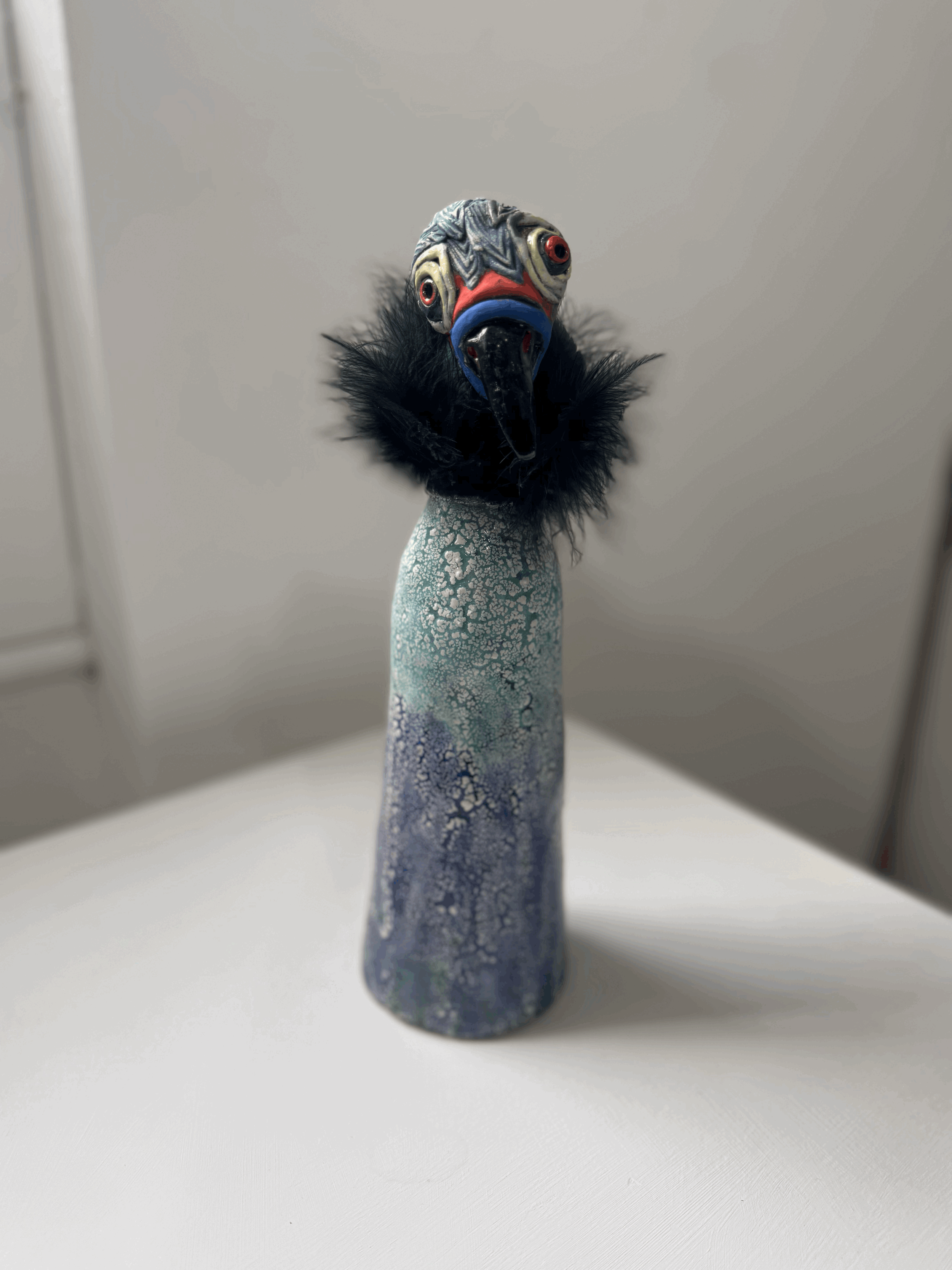 AB6 Bird Blue by Anna Binns