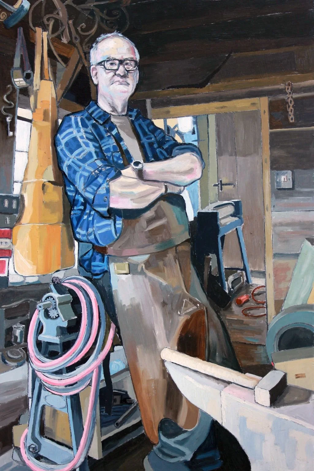 ML5 The Blacksmith of Much Hadham Forge by Matthew Lyons