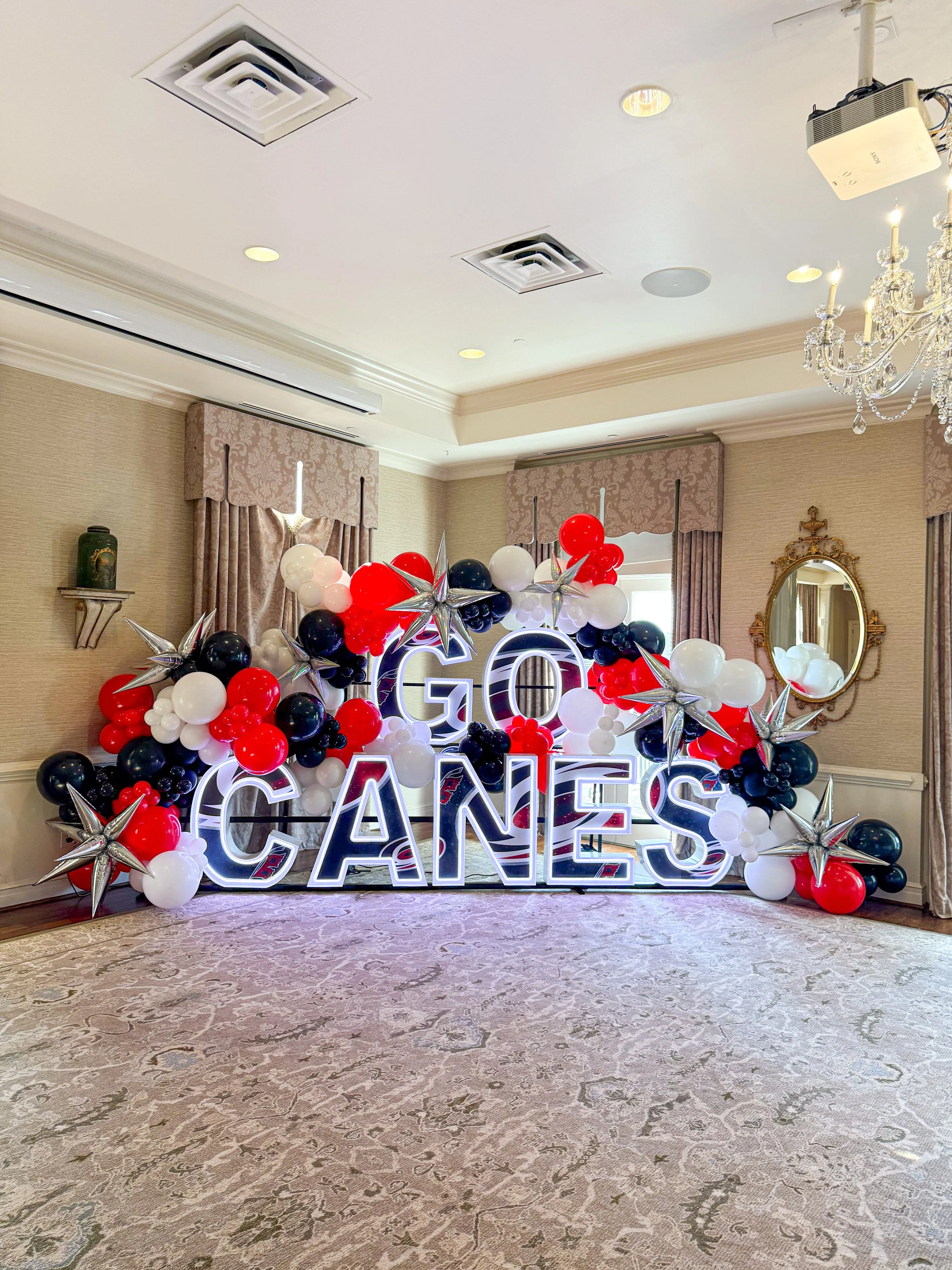 LED Marquee Letters With Custom Inserts