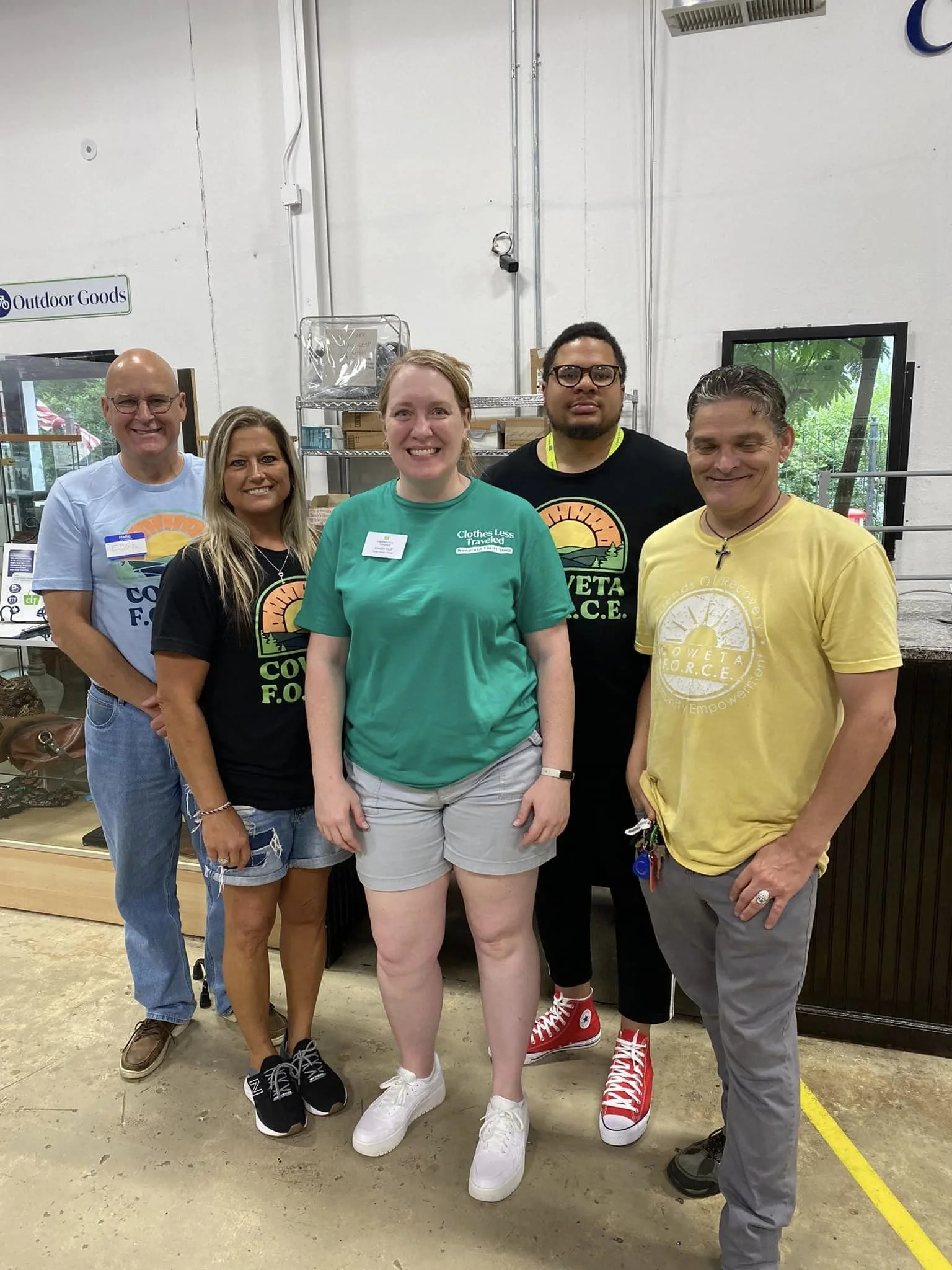 Thrift Shop Grantee Partner Addiction Substance Use Abuse Recovery and Support