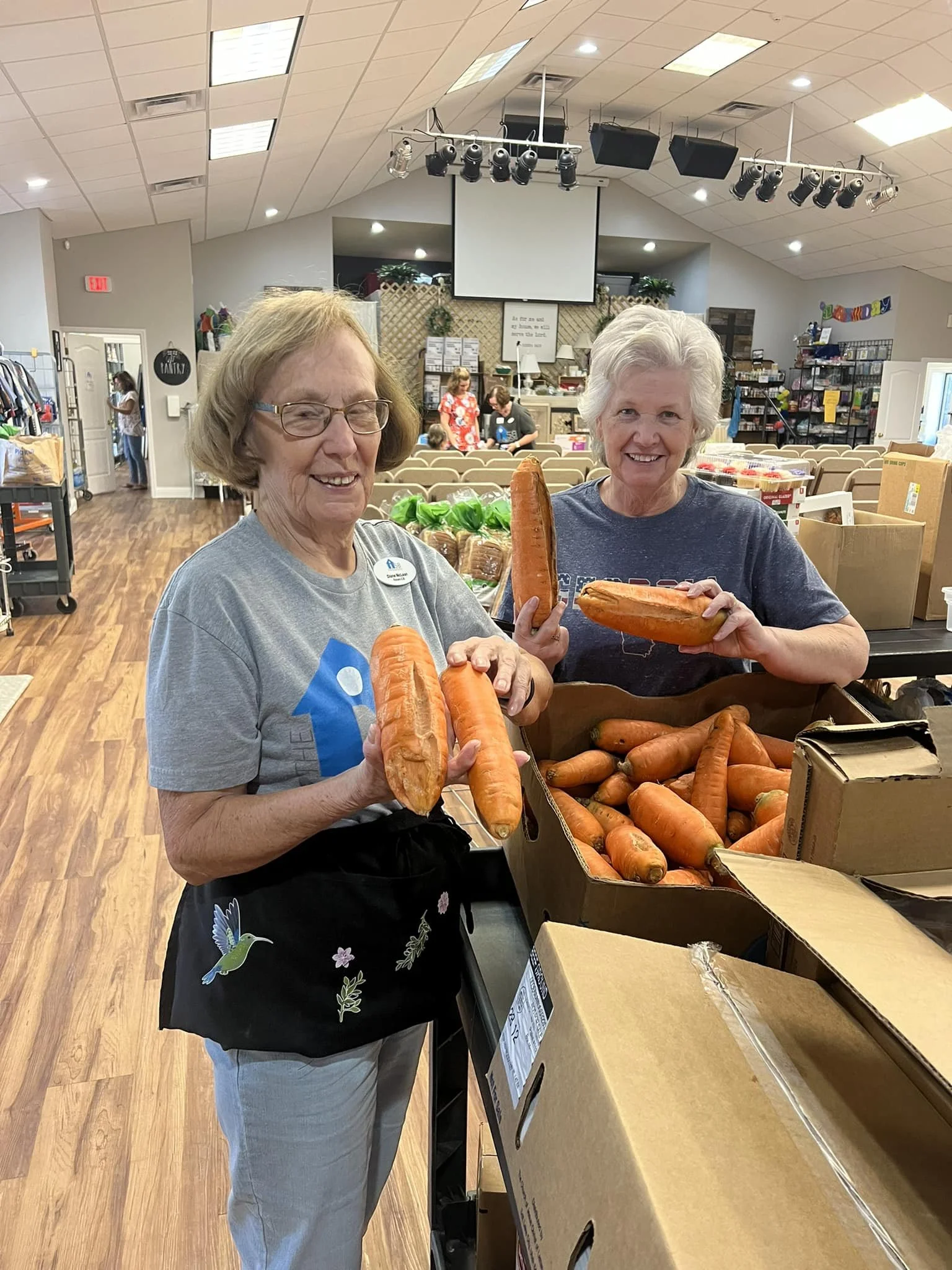 Thrift Shop Grantee Partner Food Insecurity Foodbank Nutrition Lunches for Families and Children