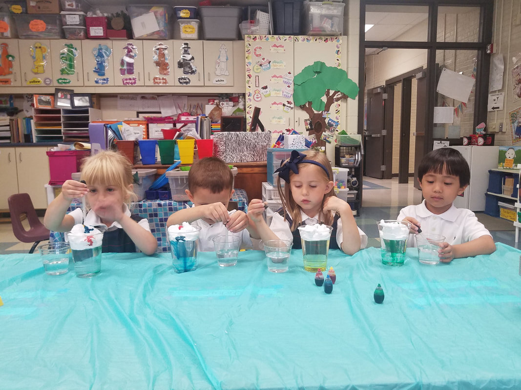 St. Patrick Students with Science Experiment.jpg