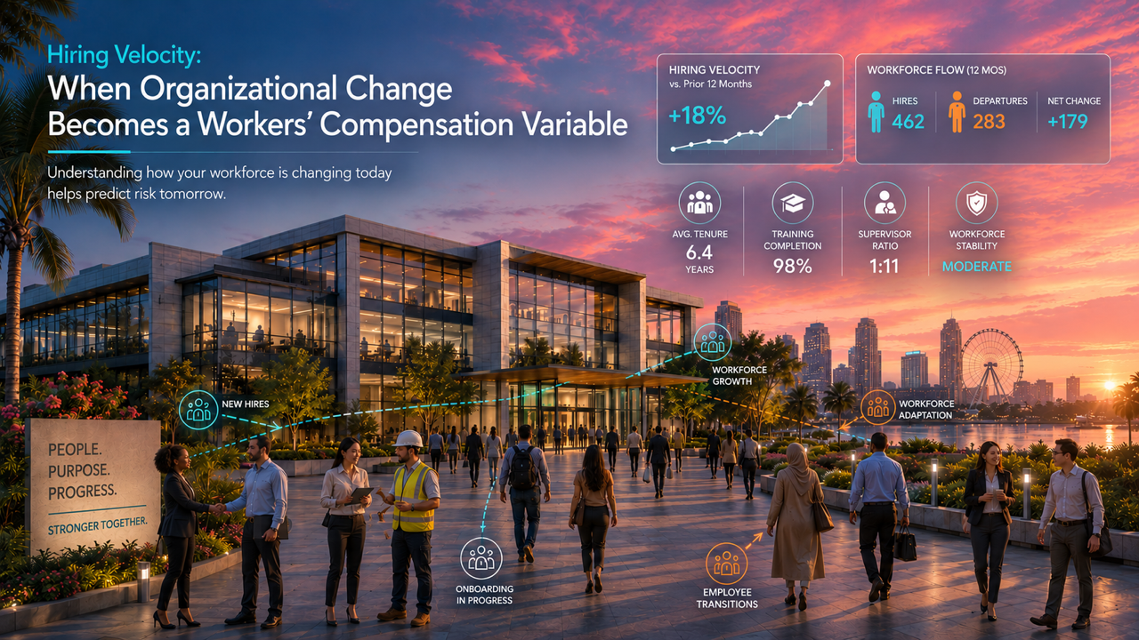 Hiring Velocity: When Organizational Change Becomes a Workers’ Compensation Variable
