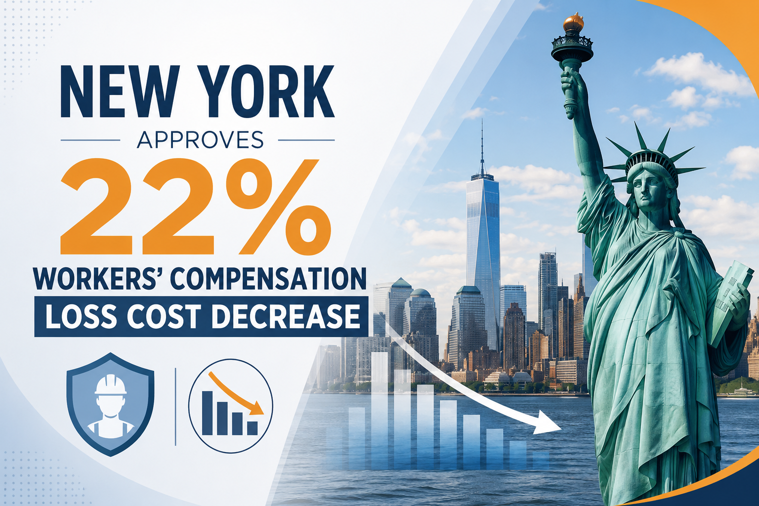 New York Approves 22% Workers' Compensation Loss Cost Decrease&nbsp;