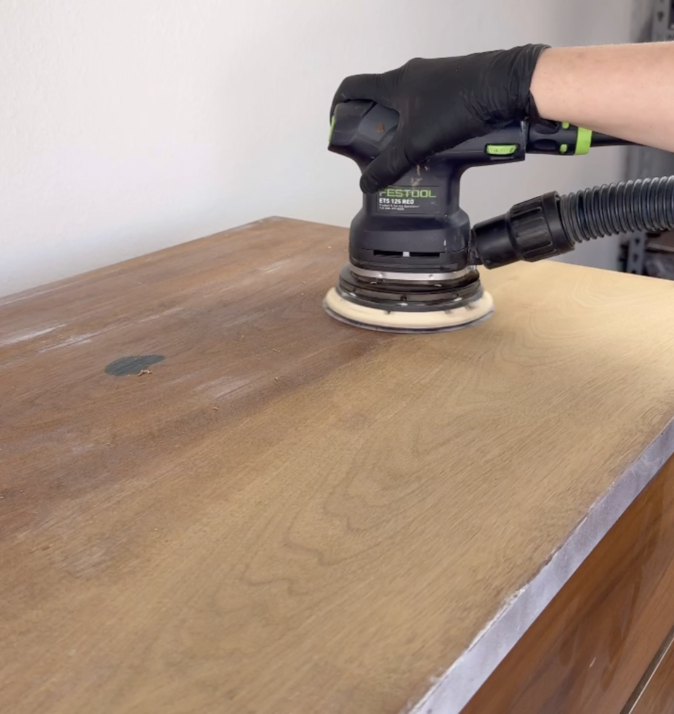 How to Restore Mid Century Modern Walnut Dresser McCoy Tallboy — the