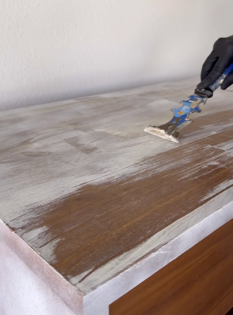 How to Restore Mid Century Modern Walnut Dresser McCoy Tallboy — the